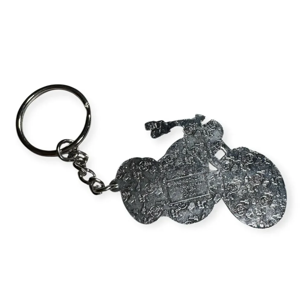 Hard Rock Cafe Nashville‎ Motorcycle Keychain Y2K Metal Vintage